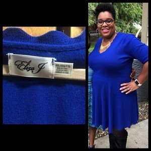 Cobolt Blue Eliza J dress